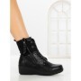 Ghete Dama cu Platforma 9810 BLACK | SEASOND