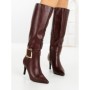 Cizme Dama cu Toc 1178 WINE | SEASOND