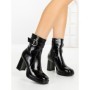 Botine cu Toc Gros 5730 BLACK | SEASOND