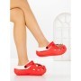 Papuci Dama cu Platforma F65 RED | L. DAY