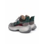 Pantofi Sport Dama din piele naturala HD7673 BROWN-GREEN | ADVANCER