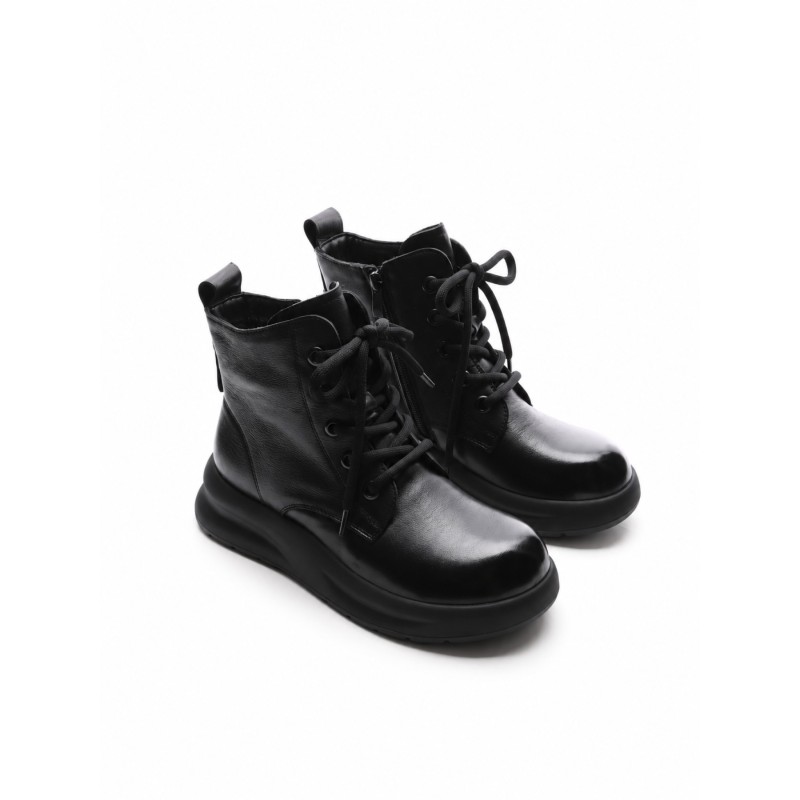 Ghete Dama din piele naturala 50382-2 BLACK | ADVANCER