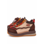 Ghete Dama din piele naturala A007-1 COFFEE-RED | ADVANCER