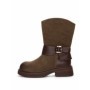 Ghete Dama din piele naturala 5150-2 KHAKI | ADVANCER