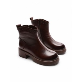 Ghete Dama din piele naturala M5221-2 BROWN | ADVANCER