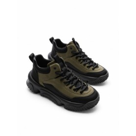Ghete Barbati din piele naturala 01701 GREEN | ADVANCER