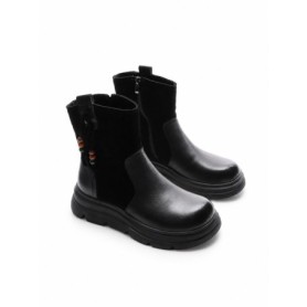 Ghete Dama din piele naturala 99312 BLACK | ADVANCER