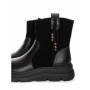 Ghete Dama din piele naturala 99312 BLACK | ADVANCER