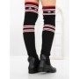 Cizme Dama cu talpa joasa XXS-1801 BLACK | H&D