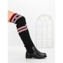 Cizme Dama cu talpa joasa XXS-1801 BLACK | H&D