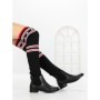 Cizme Dama cu talpa joasa XXS-1801 BLACK | H&D