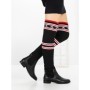 Cizme Dama cu talpa joasa XXS-1801 BLACK | H&D