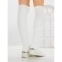 Cizme Dama cu Platforma YM-172 WHITE | H&D