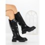 Cizme Dama cu talpa joasa YZ21-06 BLACK | H&D