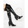 Cizme Dama cu Toc 8087 BLACK | SEASOND