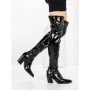 Cizme Dama cu Toc 8087 BLACK | SEASOND