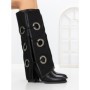 Cizme Dama cu Toc 6384 BLACK | SEASOND