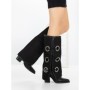 Cizme Dama cu Toc 6384 BLACK | SEASOND