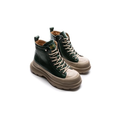Ghete Dama din piele naturala 66081 GREEN | ADVANCER