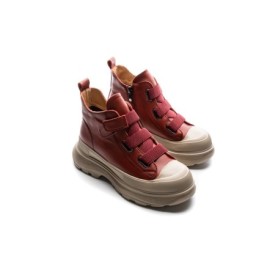 Ghete Dama din piele naturala 66082 RED | ADVANCER