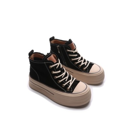 Pantofi Sport Dama din piele naturala 65389-1 BLACK | ADVANCER