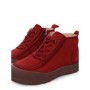 Ghete Dama din piele naturala 9517 RED | ADVANCER
