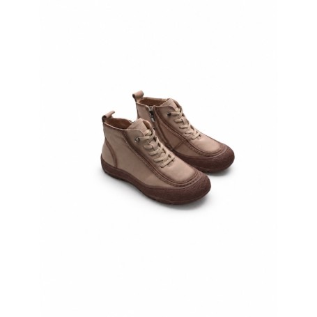 Ghete Dama din piele naturala 9517 CREAM | ADVANCER