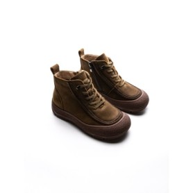 Ghete Dama din piele naturala 9517 KHAKI | ADVANCER