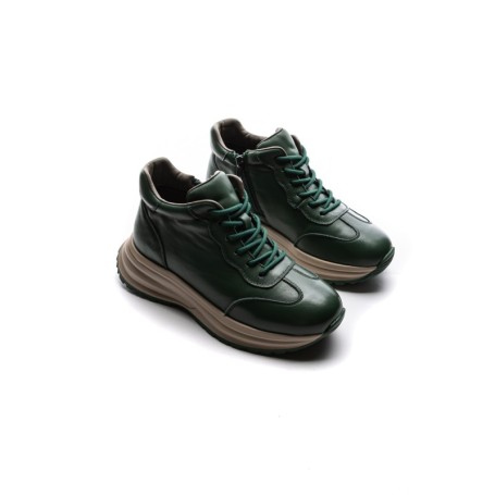Ghete Dama din piele naturala 80721 GREEN | ADVANCER
