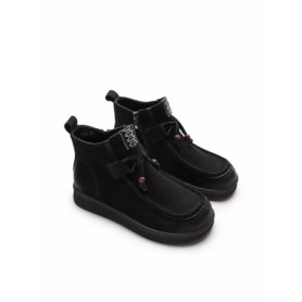 Ghete Dama din piele naturala 5782 BLACK | ADVANCER