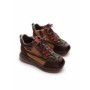 Ghete Dama din piele naturala A007-1 COFFEE-GREEN | ADVANCER