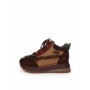 Ghete Dama din piele naturala A007-1 COFFEE-GREEN | ADVANCER