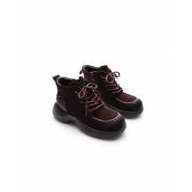 Ghete Dama din piele naturala 1575-2 BROWN | ADVANCER