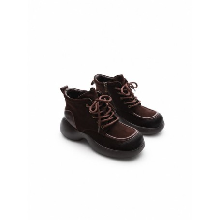 Ghete Dama din piele naturala 1575-2 BROWN | ADVANCER