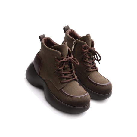 Ghete Dama din piele naturala 1575-2 KHAKI | ADVANCER
