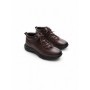 Ghete Barbati din piele naturala 35600 COFFEE | ADVANCER