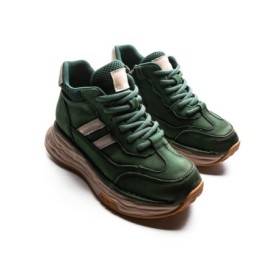 Pantofi Sport Dama din piele naturala M7066 GREEN | ADVANCER