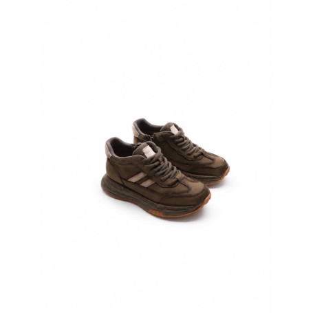 Pantofi Sport Dama din piele naturala M7066 KHAKI | ADVANCER