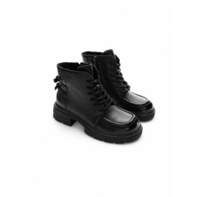 Ghete Dama din piele naturala M5808-2 BLACK | ADVANCER