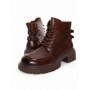 Ghete Dama din piele naturala M5808-2 BROWN | ADVANCER