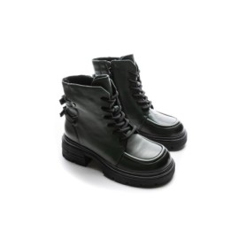 Ghete Dama din piele naturala M5808-2 GREEN | ADVANCER