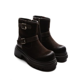 Ghete Dama din piele naturala 2810-2 BROWN | ADVANCER