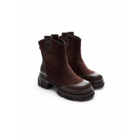 Ghete Dama din piele naturala 2202-1 COFFEE | ADVANCER