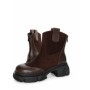 Ghete Dama din piele naturala 2202-1 COFFEE | ADVANCER
