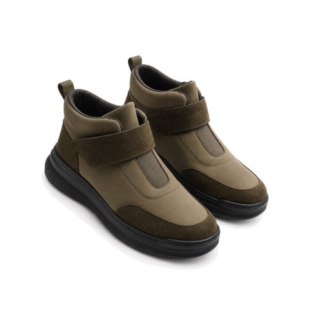 Ghete Barbati din piele naturala CM610 GREEN | ADVANCER