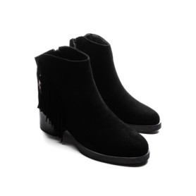 Ghete Dama din piele naturala 963-5 BLACK | ADVANCER