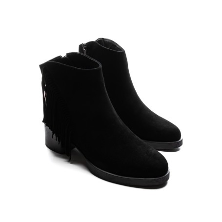 Ghete Dama din piele naturala 963-5 BLACK | ADVANCER