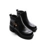 Ghete Dama din piele naturala 25808 BLACK | ADVANCER