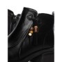 Ghete Dama din piele naturala 25808 BLACK | ADVANCER