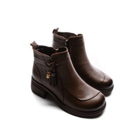 Ghete Dama din piele naturala 25808 BROWN | ADVANCER